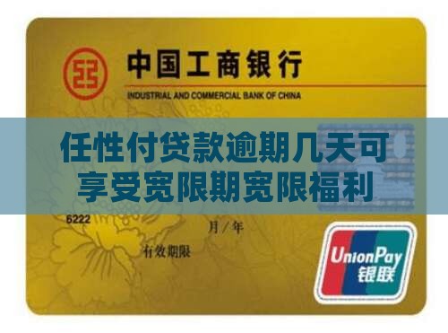 任性付贷款逾期几天可享受宽限期宽限福利