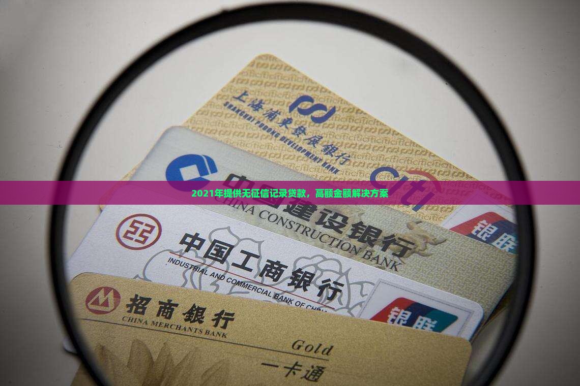 2021年提供无征信记录贷款，高额金额解决方案