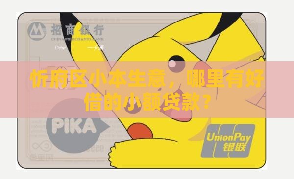 忻府区小本生意，哪里有好借的小额贷款？