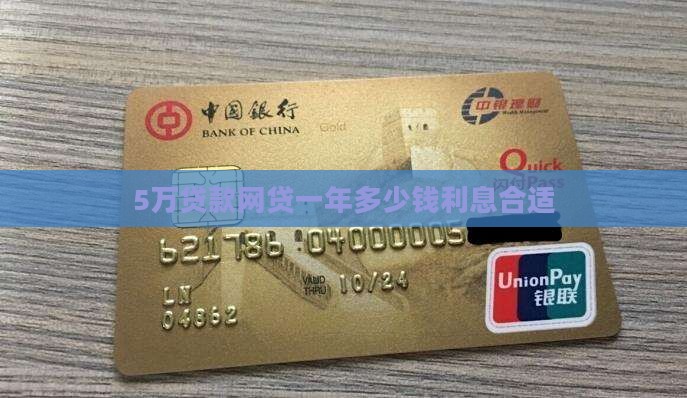 5万贷款网贷一年多少钱利息合适