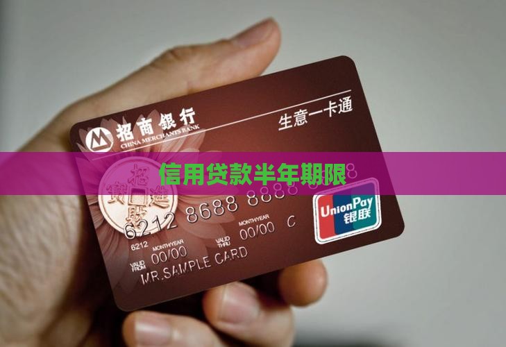 信用贷款半年的