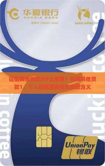 征信其他贷款2什么意思