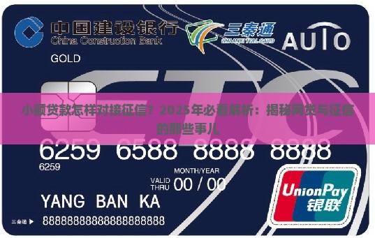 小额贷款怎样对接征信