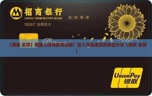 宜人贷急速贷款怎么样