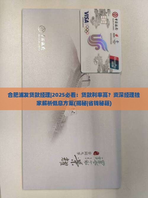 合肥浦发贷款经理