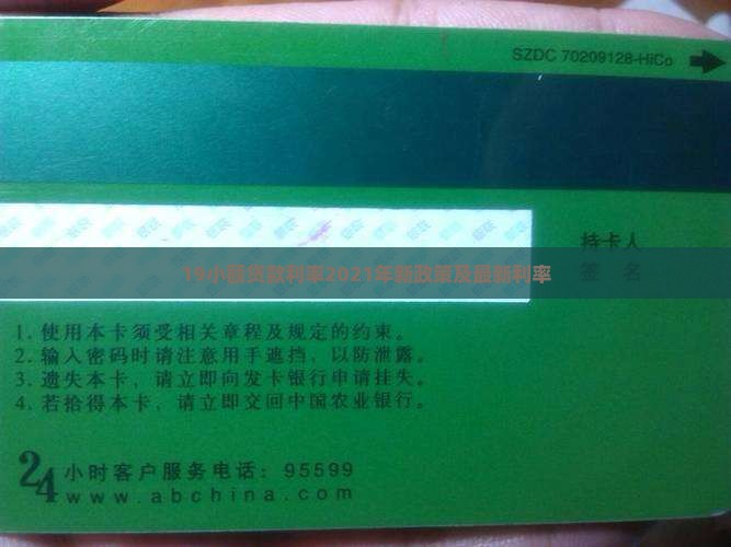 19小额贷款利率