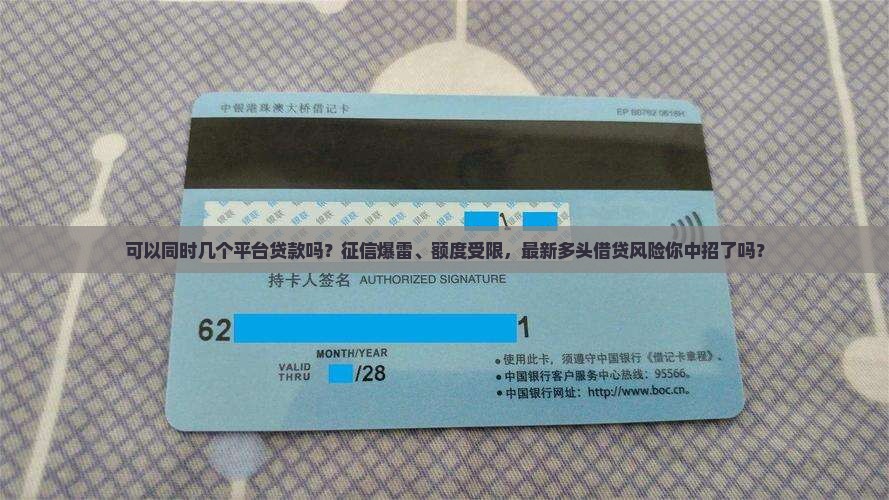 可以同时几个平台贷款吗