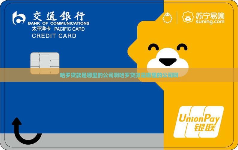 哈罗贷款是哪里的公司啊