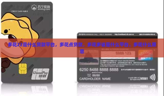 多花22是什么贷款平台