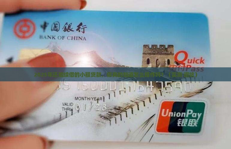 可以续借的小额贷款