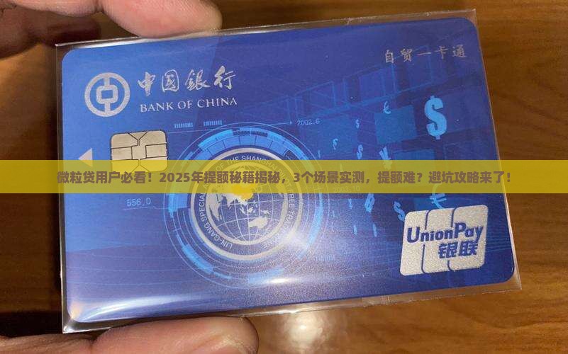 微粒贷贷款不能提额吗