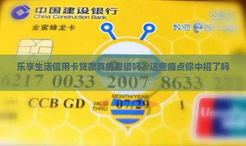 乐享生活信用卡贷款