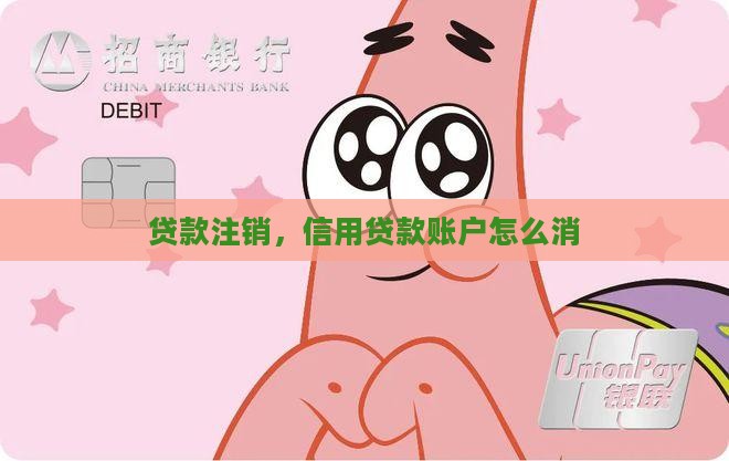 信用贷款怎么消