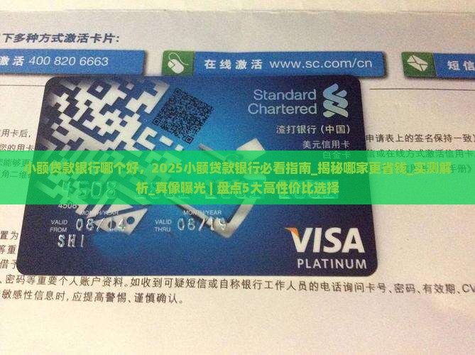 小额贷款银行哪个好