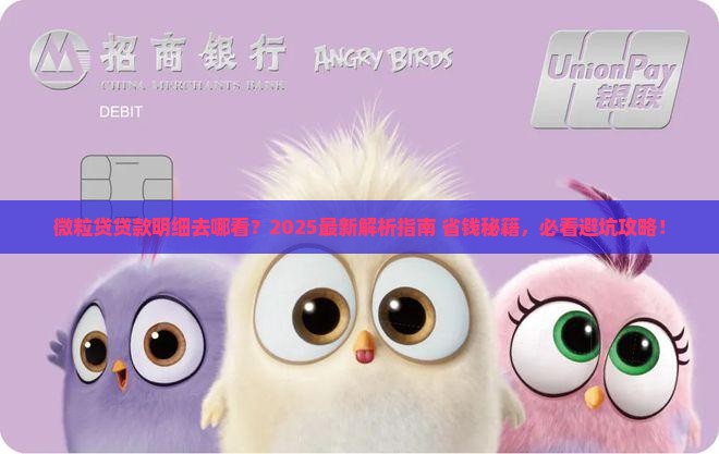 微粒贷去哪看贷款明细