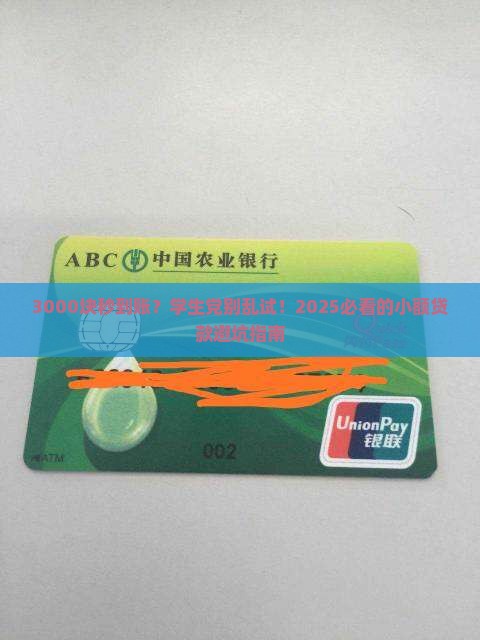 小额贷款3000秒到账