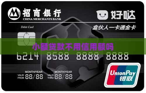 小额贷款不用信用额吗