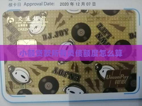 小额贷款总负债怎么算