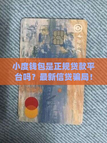 小度钱包是什么贷款平台