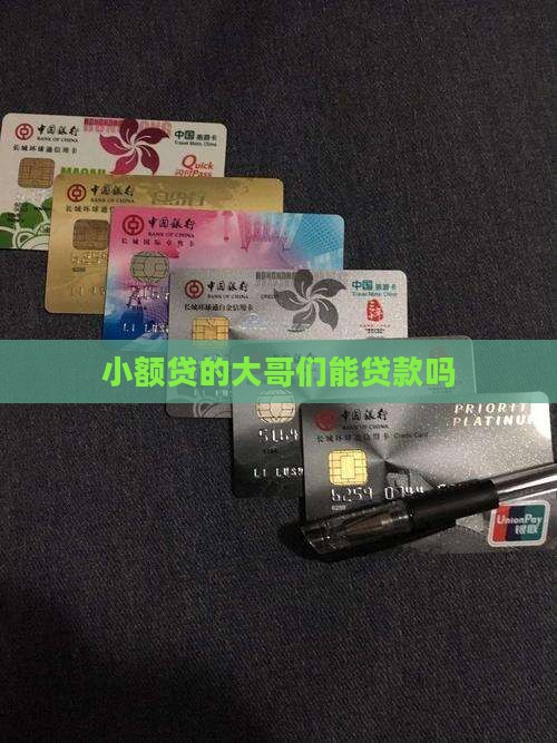 小额贷的大哥们能贷款吗