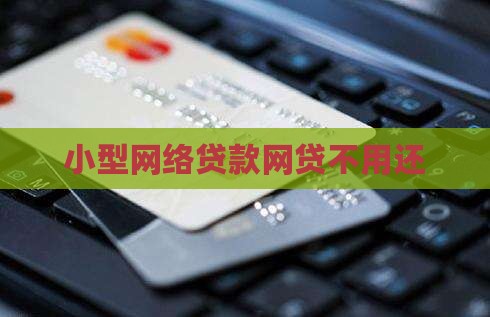 小型网络贷款不用还