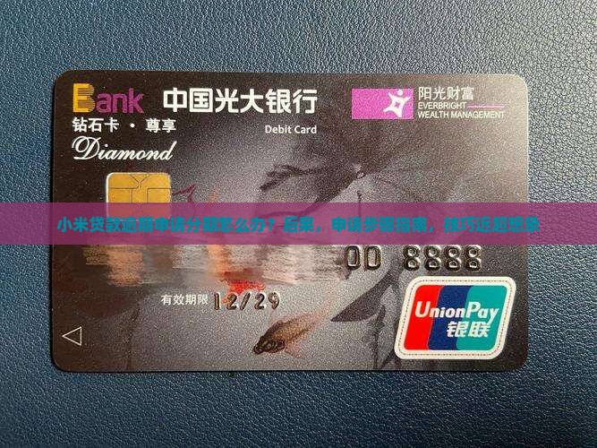 小米贷款逾期申请分期