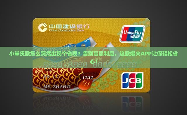 小米贷款怎么出现个省呗