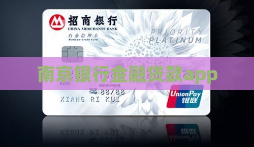 南京银行金融贷款app