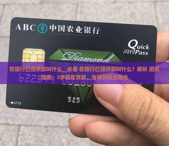 在银行已经贷款叫什么