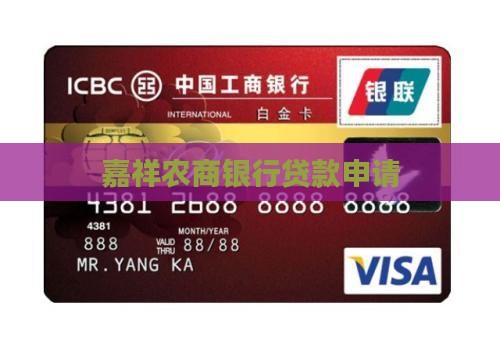 嘉祥银行贷款申请