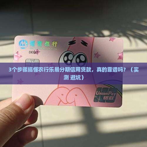 农行乐易分期信用贷款