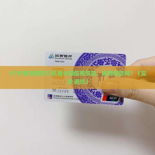 农行乐易分期信用贷款