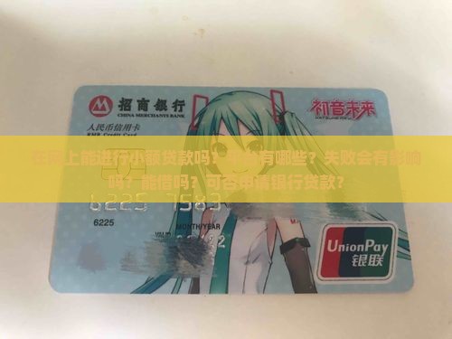 在网上能进行小额贷款