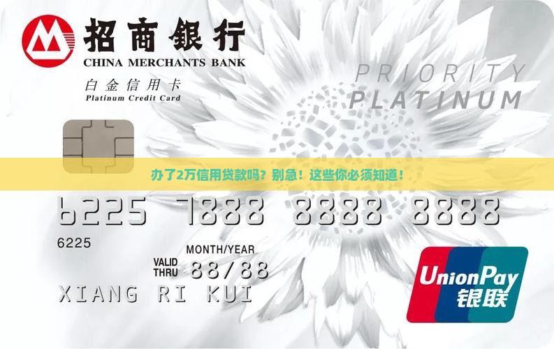 办了2万信用贷款吗