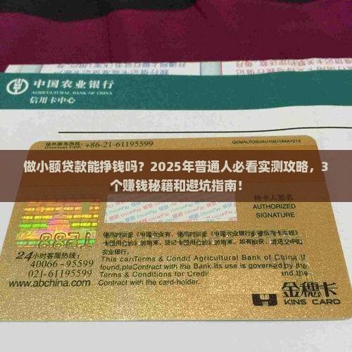 做小额贷款能挣到钱吗