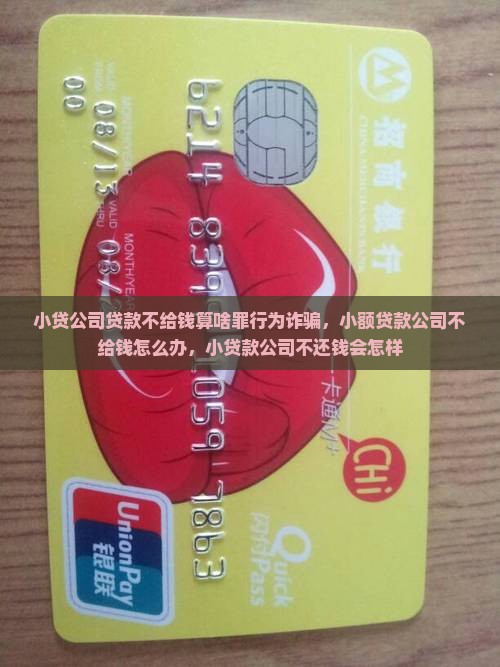 小贷公司贷款不给钱算啥