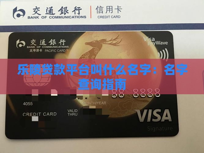 乐陵贷款平台叫什么名字：名字查询指南