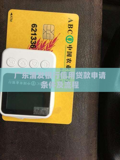 广东浦发银行信用贷款申请条件及流程