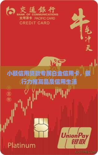 小额信用贷款专属白金信用卡，银行力推高品质信用生活