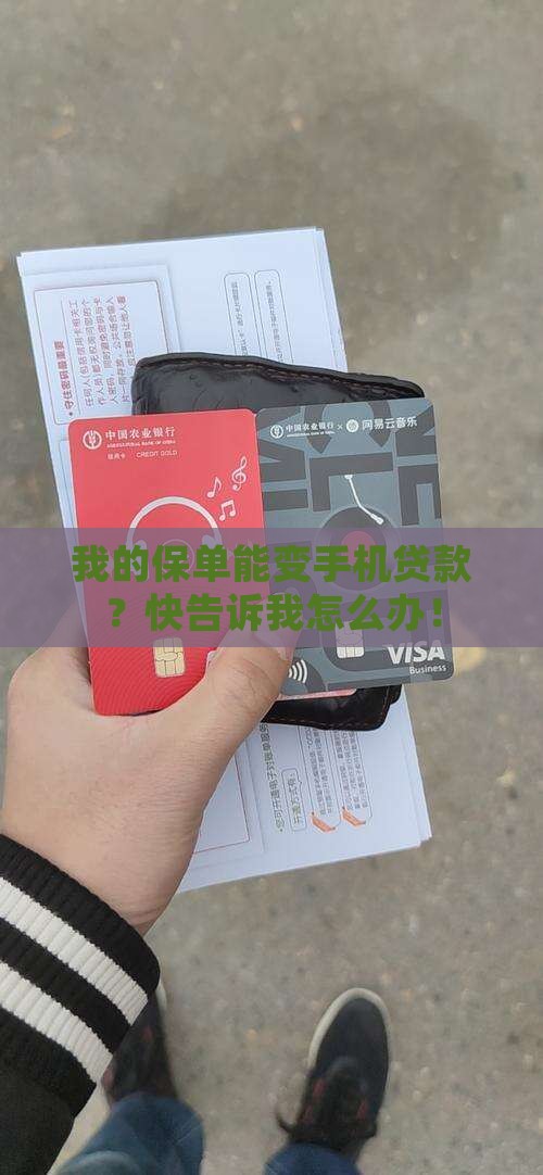 我的保单能变手机贷款？快告诉我怎么办！