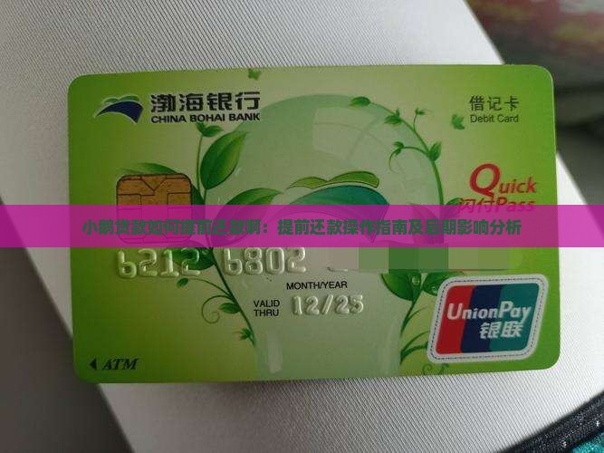 小鹅贷款如何提前还款啊：提前还款操作指南及后期影响分析