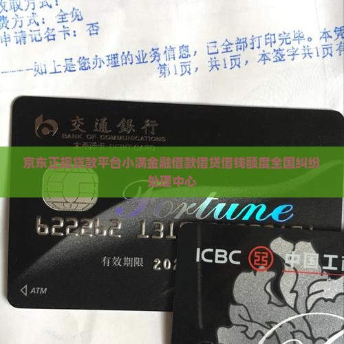 京东正规贷款平台小满金融借款借贷借钱额度全国纠纷处理中心