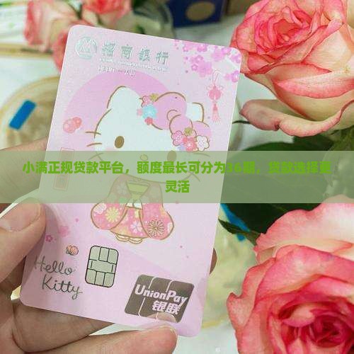 小满正规贷款平台，额度最长可分为36期，贷款选择更灵活