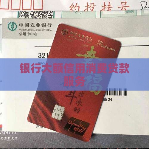 银行大额信用消费贷款服务
