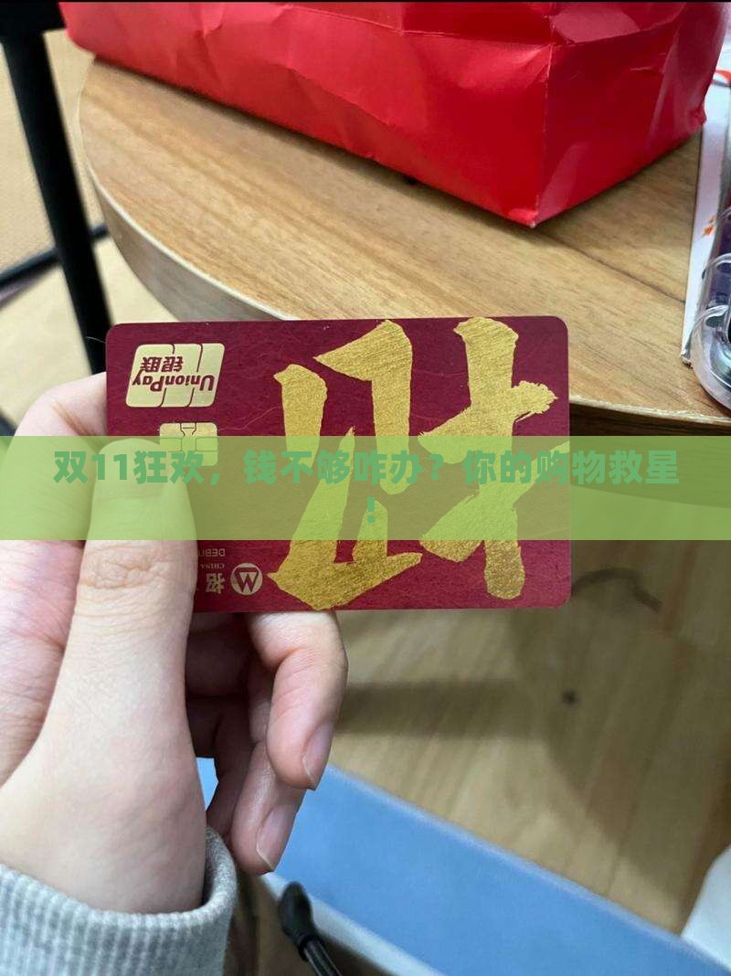 双11狂欢，钱不够咋办？你的购物救星！