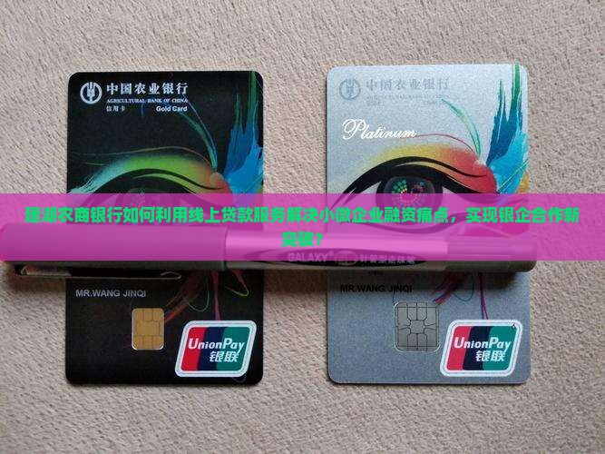 建湖农商银行如何利用线上贷款服务解决小微企业融资痛点，实现银企合作新突破？