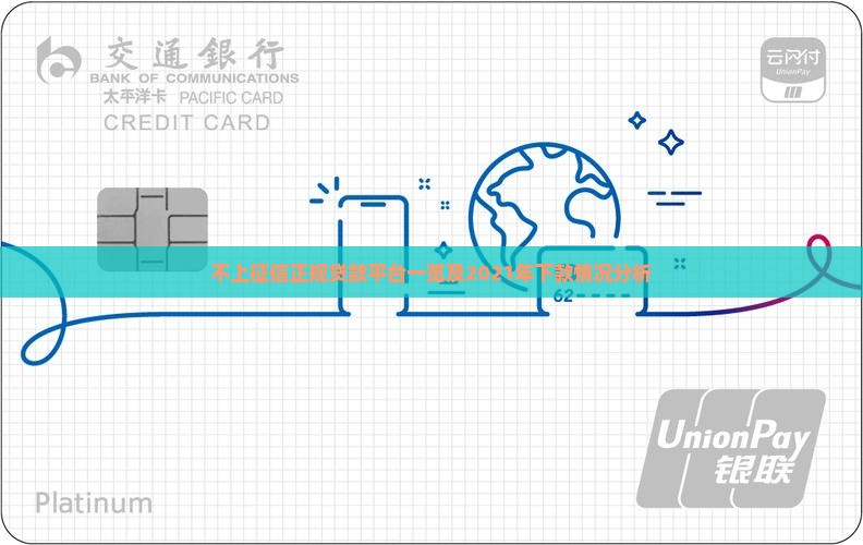 不上征信正规贷款平台一览及2021年下款情况分析