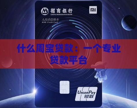 什么周宝贷款：一个专业贷款平台