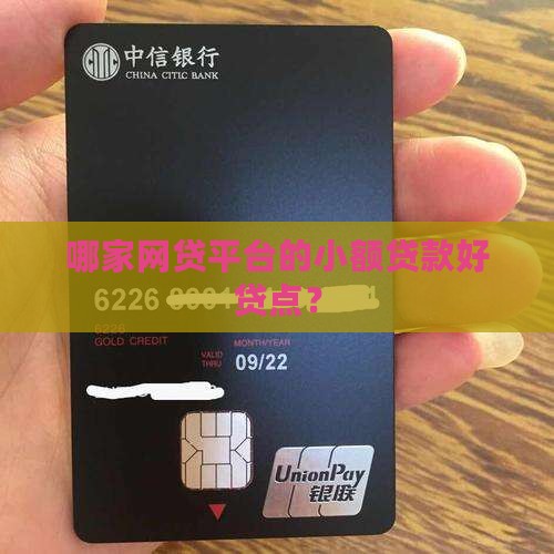 哪家网贷平台的小额贷款好贷点？