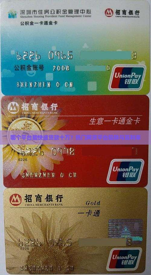 哪个平台能快速贷款十万？热门网贷平台陷阱与高利率